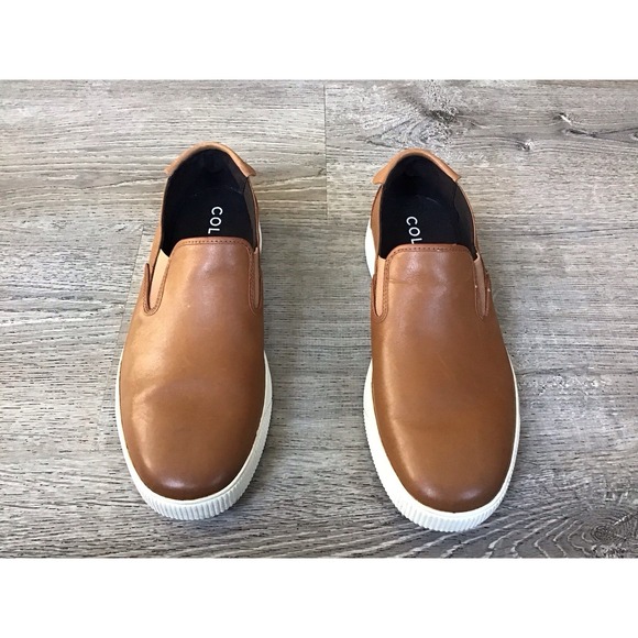 Cole Haan C33796 Mens Size 9.5 M Nantucket 2.0 Slip on Casual Shoes British Tan main image 5